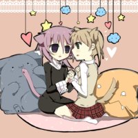 Soul eater( chrona and maka as cats)