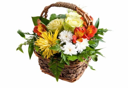 *** Basket of flowers *** - kwiatow, natura, kwiaty, bukiet, koszyk