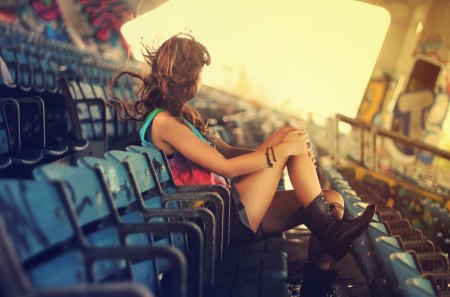 photography - women, girl, hair, photography, boots