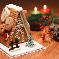 Cute Gingerbread House