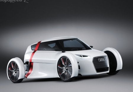 Audi Urban E-Tron Concept - audi, white, urban, concept