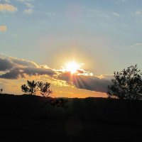 October Sky and Autumn Sunset