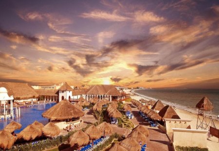 sapphire hotel cancun mexico - sky, beach, hotel, pool, resort