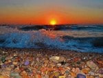 Sunrise Along the Stony Shore