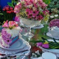 Delightful Floral Table Setting