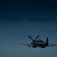 Spitfire at Dusk