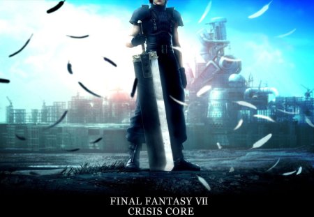 Zack Fair - final fantasy vii, sword, final fantasy 7, soldier, final fantasy series, zack fair, crisis core, lone, ff7, male, games, video games, gloves, buster sword, weapon