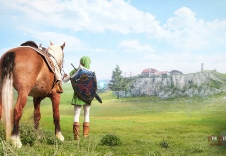 The Zelda Project - the zelda project, link, plains, legend of zelda, horse