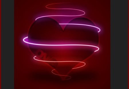 LOVE HEART - heart, red, romance, 3d, love