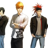 Toushirou, Uryuu, Ichigo, Renji, Byakuya