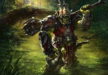 ork - wallpaper, fantasy, digital art, other