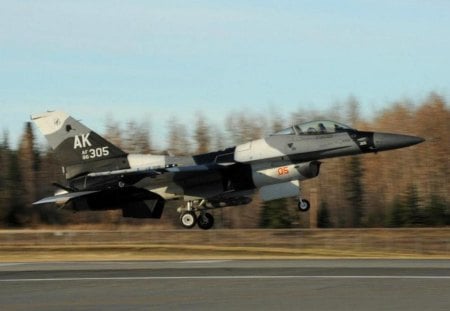 F 16 Fighting Falcon - Aggressors. - fighting falcon, f16, alaska, jet fighter, usaf, aggressors, elmendorf afb