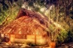 lovely island hut hdr