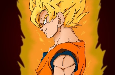 SSJ Goku - ssj, dragon, ball, goku, dbz