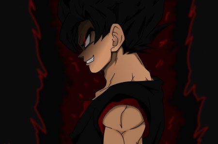 Ssj Goku evil - dragon, ball, goku, ssj, dbz