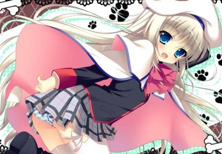 Beauty Girl - game, anime, girl, beauty, little busters, new, wall, series