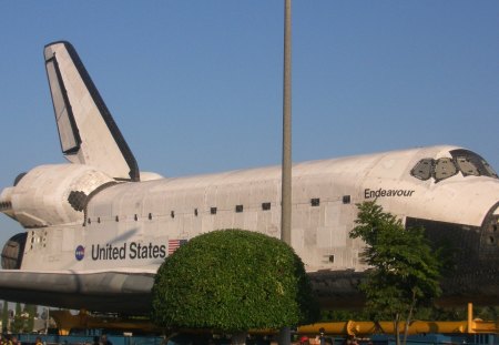 Endeavour - space, endeavour, california, ingelwood, shuttle