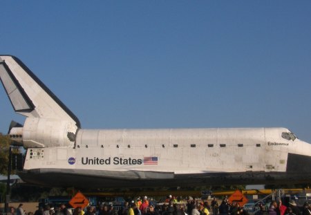 Endeavour - space, endeavour, california, museum, shuttle