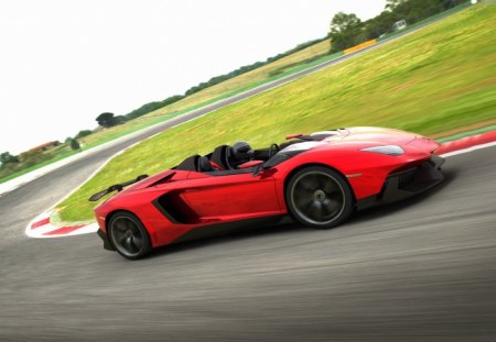 2012 Lamborghini Aventador J - 10, 2012, car, picture, red, 14, lamborghini