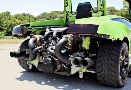 Heffner performance 920 horsepower twin turbo Lamborghini  Galardo - 10, 2012, car, picture, green, 14, lamborghini