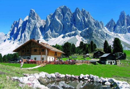 *** Landscape of mountains *** - schronisko, gory, dolina, natura