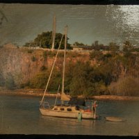 Sailboat in Vintage.