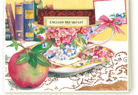 ENGLISH BREAKFAST - morning, apple, breakfast, english