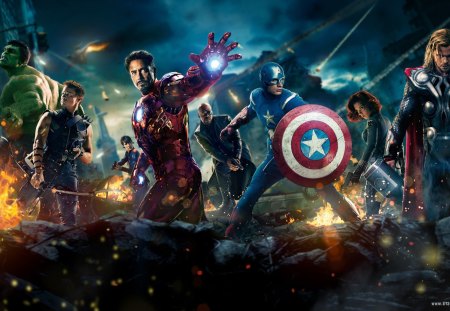 avengers - wallpaper, movie, superheroes, avengers