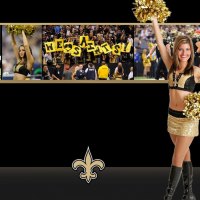 New Orleans Saints cheerleader