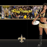 New Orleans Saints cheerleader