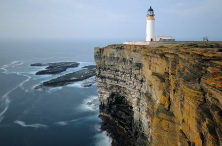 Light House - mount, beach, house, light