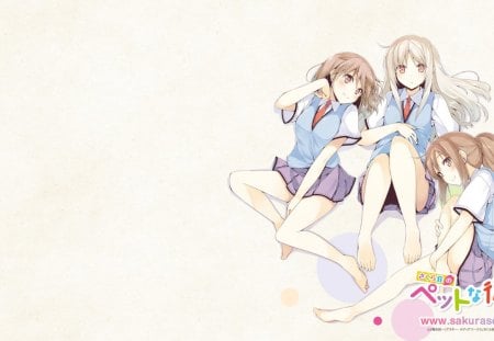 Sakurasou no Pet na Kanojo - pretty, girls, cute, anime