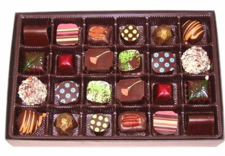 chocolates - delicious, sweet, chocolates, box