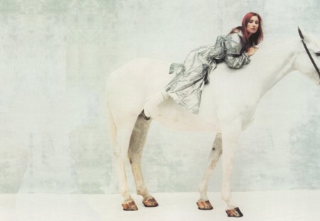 Winter - winter, music, tori amos, white horses