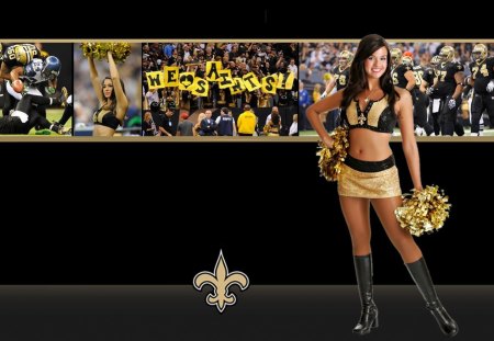 New Orleans Saints cheerleader - sport, picture, saints, 2012, 16, 10