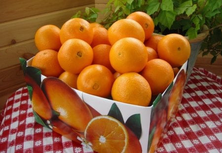 *** Oranges *** - pomaranczy, owoce, jedzenie, skrzynka