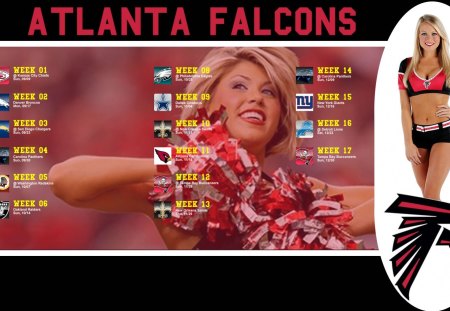 Atlanta Falcons cheerleader - picture, sport, falcon, football, 10, 2012, 16