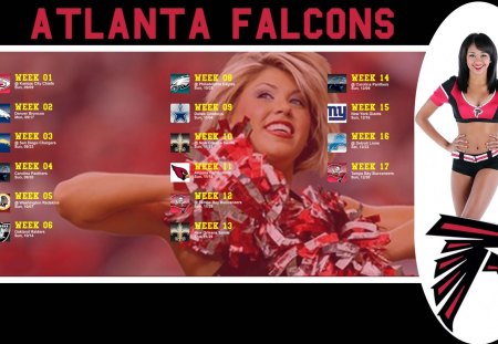 Atlanta Falcons cheerleader - sport, football, 10, 2012, picture, 16