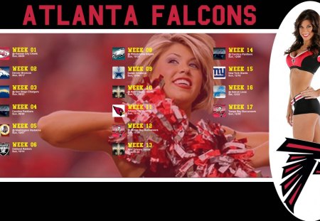 Atlanta Falcons cheerleader - sport, 10, 2012, picture, 16, falcon