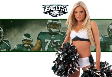 Philadelphia Eagles cheerleader - picture, eagle, 10, 16, 2012