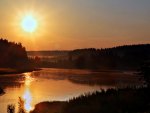 Sunset on the River