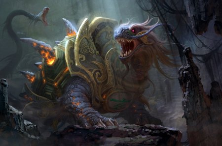 Monster - art, fantasy, cg, monster