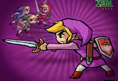 Four Swords Adventures-Purple - link, four swords adventures, four swords, zelda