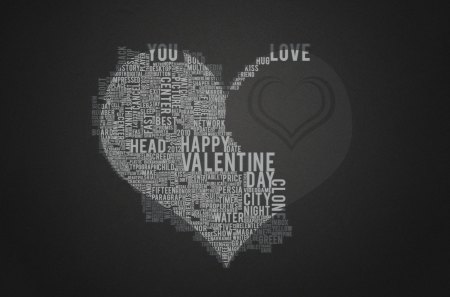 HearT - white, hot, heart, valentine, black