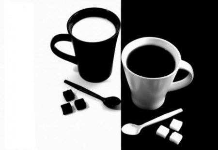 balance - white, sugar cubes, coffee, balance, black, equilibrium