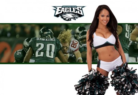 Philadelphia Eagles cheerleader - picture, eagle, football, 2012, 16, 10