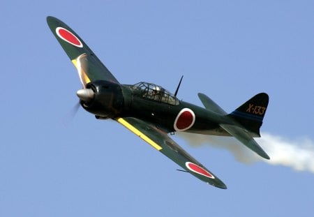 Mitsubishi A6M3 Zero. - mitsubishi, a6m3 zero, carrier fighter, japanese navy