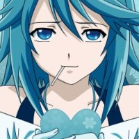 blue close rosariovampire shirayuki_mizore vector