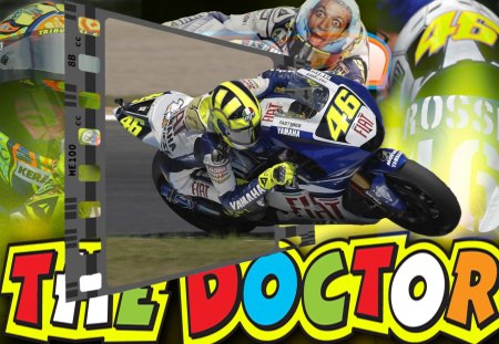 The Doctor  - racing, rossi, motogp, 46, valentino, the doctor, yamaha