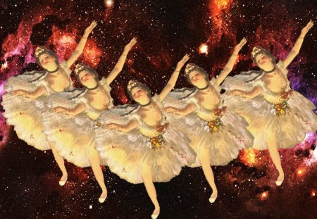 Star Dancers - ballet, universe, degare, dancers